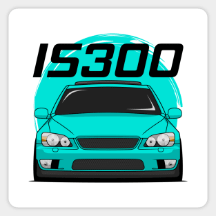 IS300 Cyan Sticker